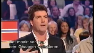 Simon Cowell insults on world idol