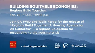 Regions Build Together – A Housing Agenda for All California