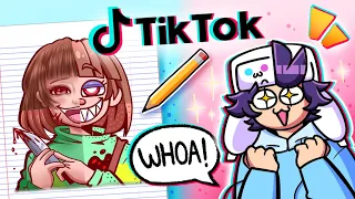 TRYING FUN TIKTOK ART CHALLENGES... 😂