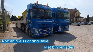 Met Rob en Niels met de binnenlader richting Italië! #VLOG9