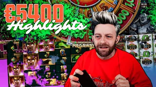 €5400 Highlights! Massive Bonus Hunt with Bonus Buys! Double Session.