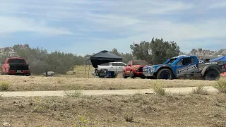 Baja 400 2023 trophy truck and helicopter compilation (race mile 108)