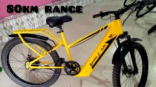 Electric Cycle || hub motor || 80km range Santra E - Bike, m 9832427377