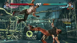 Hwoarang Backlash max damage combo