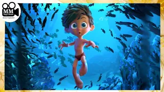 A boy who raised with Dolphin | Dolphin boy animation movie explain in English