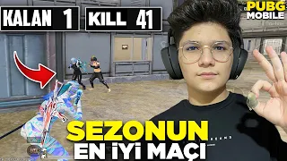 SEZONUN EN İYİ MAÇII ! TEK BAŞIMA 41 KİLL | PUBG MOBİLE