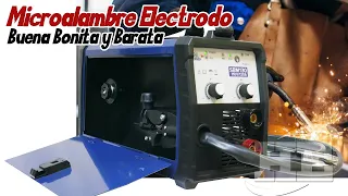 Soldadora Inverter BERGEN Micro alambre y Electrodo 130 amps SBM130