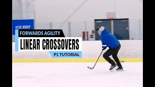 On-Ice Forwards Agility Linear Crossovers