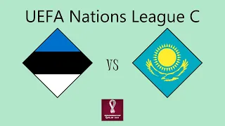 Estonia vs Kazakhstan - UEFA Nations League (Group C2)