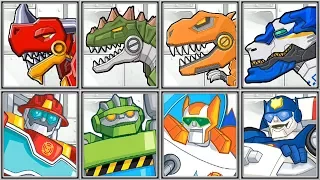 Dino Robot Corps + Dino Island Rescue Bots - Full Game Play