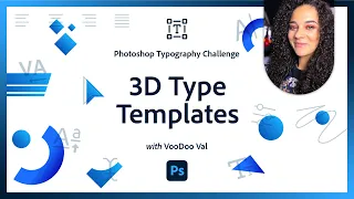 3D Type Templates | Photoshop Typography Challenge