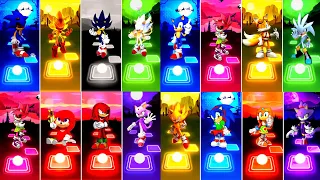 Amy Rose vs Knuckles vs Super Sonic vs Shadow Sonic vs Blaze The Cat vs Sonic Exe vs Silver Sonic