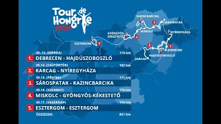 A 2020-as Tour de Hongrie útvonala