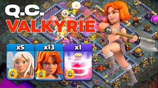 TH16 Valkyrie Power: Queen Charge Recall Strategy Dominates Legends! Clash of Clans