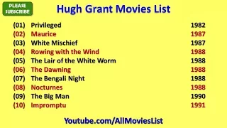 Hugh Grant Movies List