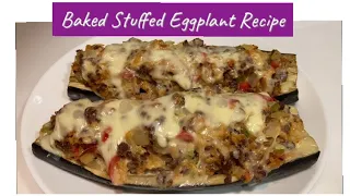 Baked Stuffed Eggplant Recipe | Cooking Maid Hongkong