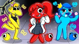 ¡¿Los RAINBOW FRIENDS, pero son CHICAS?! Animación Español