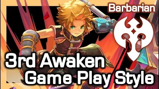 Barbarian 3rd Awaken Game PlayStyle / Dragon Nest SEA (March)