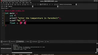 Temperature of a City in Fahrenheit degree is input through the keyboard- let us c solution