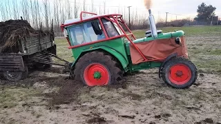 Zetor tractor accident, stuck in sand, elakadás 2017 (4k)