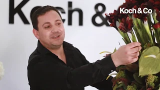 Koch & Co & John Emmanuel - How To Make A Burgundy Statement Floral Arrangement With Silk Flowers
