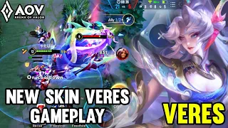 AOV : NEW SKIN VERES GAMEPLAY - ARENA OF VALOR LIÊNQUÂNMOBILE ROV COT