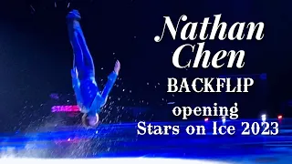 Nathan Chen FORBIDDEN BACKFLIP opening Stars on Ice