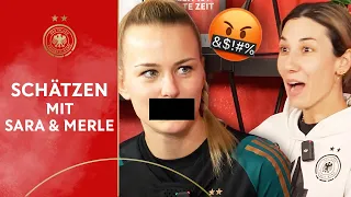 Merle & Sara eskalieren? 😳 | Schätzen mit Merle Frohms & Sara Doorsoun