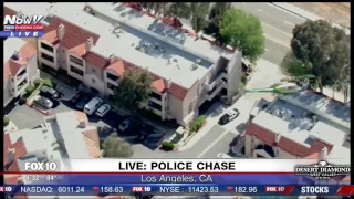 POLICE CHASE: Officers Pursue DANGEROUS Driver In Los Angeles (FNN)