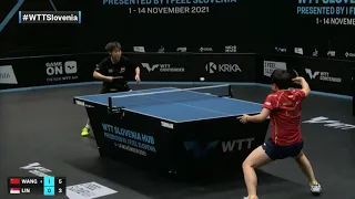 Wang Yidi vs Lin Ye | WTT Contender Laško 2021 | WS | R32