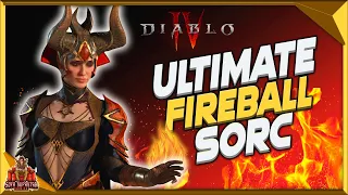 Diablo 4 Ultimate Fireball Sorcerer - Best Endgame Fire Build Season 2