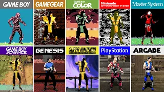 Mortal Kombat 3 (1995) GB vs GG vs GBC vs NES vs SMS vs GBA vs Genesis vs SNES vs PS1 vs Arcade