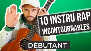 Les 10 instru rap INCONTOURNABLES pour DÉBUTANT en GUITARE #1