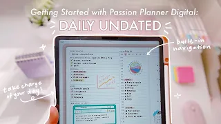 Getting Started with the Daily Undated Passion Planner Digital