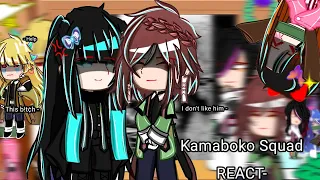 Kamaboko squad&others react to Tanzen/Muizen and Kananezu|| KNY/DS ||