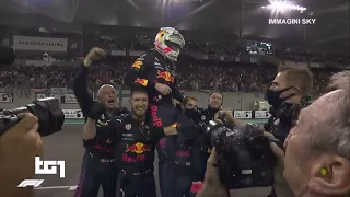 Max Verstappen " Campione del mondo " Gp Abu Dhabi