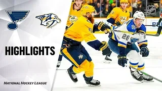 Нэшвилл - Сент-Луис / NHL Highlights | Blues @ Predators 11/25/19