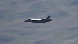 USAF F-35 first time through Mach-Loop