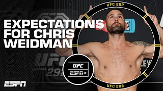 Expectations for Chris Weidman's return at UFC 292 | ESPN MMA