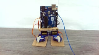 Simple Humanoid Walking and Dancing Robot (Arduino)