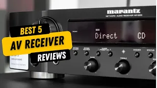 ✅ BEST 5 AV Receiver Reviews | Top 5 Best AV Receiver - Buying Guide