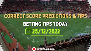 football predictions today 25/12/2022|soccer predictions|betting tips I sure winning tips|