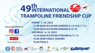 TRAMPOLINE FRIENDSHIP CUP 2022 - FINALS - GIRLS + BOYS 11-12, 13-14, SYN GIRLS + BOYS 11-12, 13-14