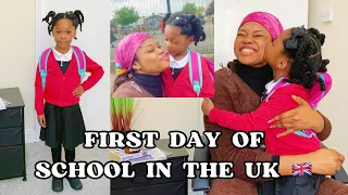 YAY 💃🏽 !!! It’s MY DAUGHTER’S FIRST DAY OF SCHOOL LIVING IN UK 🇬🇧& THIS HAPPENED ,,, #GRWM & more ..