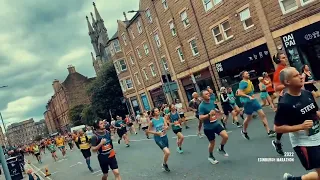 2022 Edinburgh Marathon First Wave whit Elite Runners