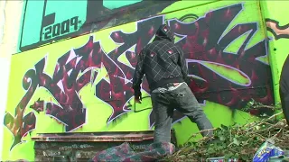 NAKS, CRAVER, KEEP6 - Graffiti Video - RAW Audio - Stompdown Killaz