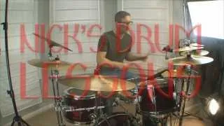 "Hey Baby" No Doubt Drum Lesson - Nick's Drum Lessons