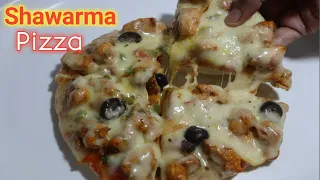 Shawarma Pizza | Shawarma Sandwich Pizza| Pita Bread Pizza |How to Make Shawarma Pizza |amazing food