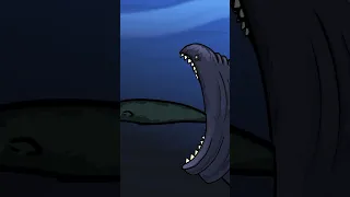 The Bloop VS Megalodon | Bite Fight #shorts  #animation