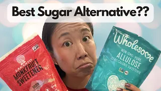 Sugar Showdown: Allulose vs. Monkfruit vs. Sugar Taste Test